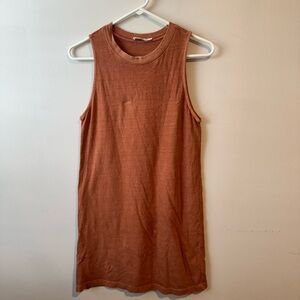 Sleeveless Rust Dress
